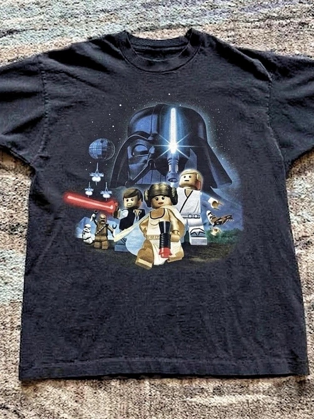 LEGO Star Wars Darth Vader Minifigure Graphic T-Shirt Graphic Tee